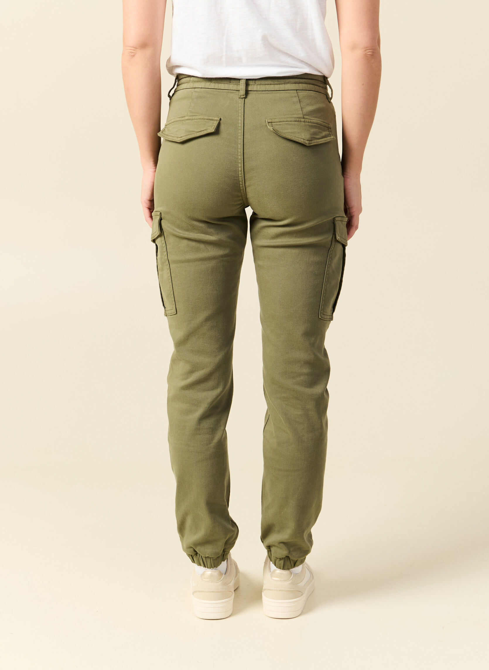 Pantalons droit BATTMAYE#F femme vert Bonobo Pantalons droit BATTMAYE#F femme vert Kaki