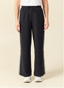 Pantalons droit LARGJOG2F femme bleu Bonobo Pantalons droit LARGJOG2F femme bleu Bleu marine