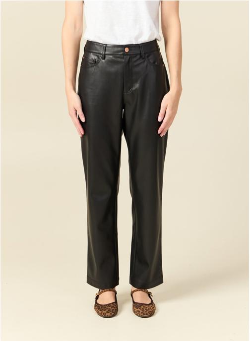 Bonobo Pantalons droit DROITPUF femme noir