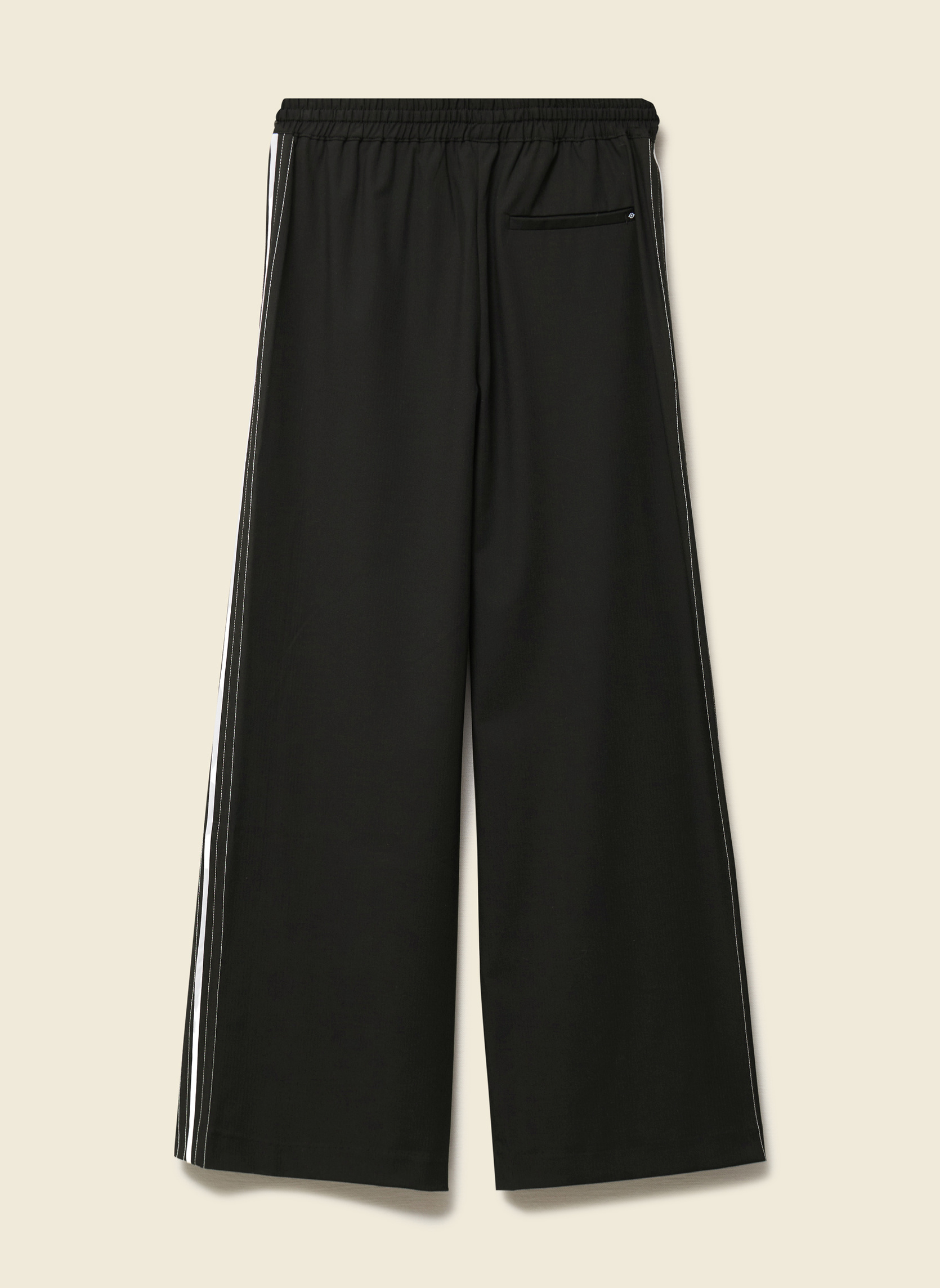 Pantalons droit LARGJOGF femme noir Bonobo Pantalons droit LARGJOGF femme noir Noir