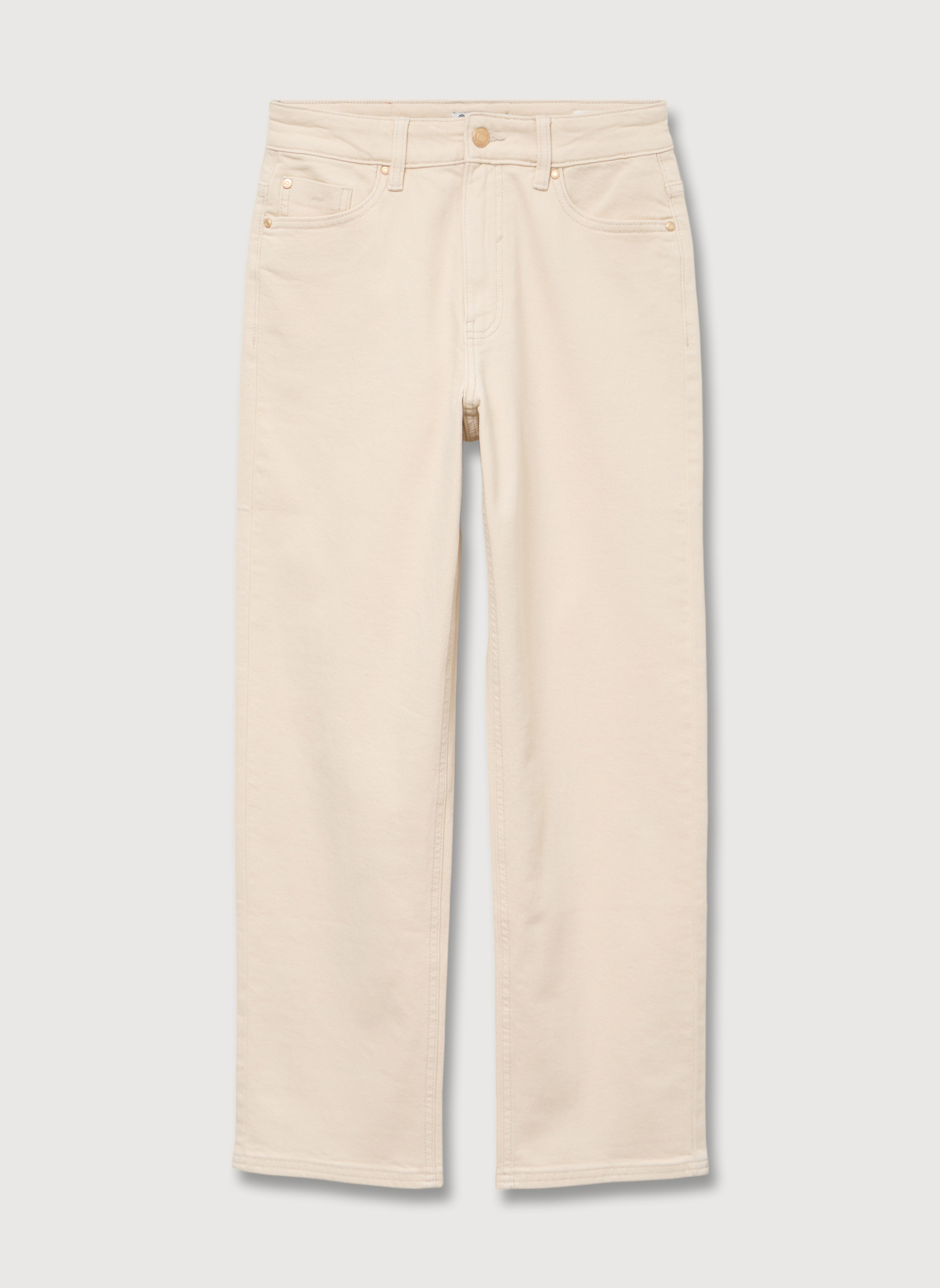 Jeans droit LONDON#ANKLE femme blanc Bonobo Jeans droit LONDON#ANKLE femme blanc Blanc