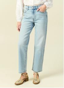 Jeans droit LONDON#ANKLE femme blanc