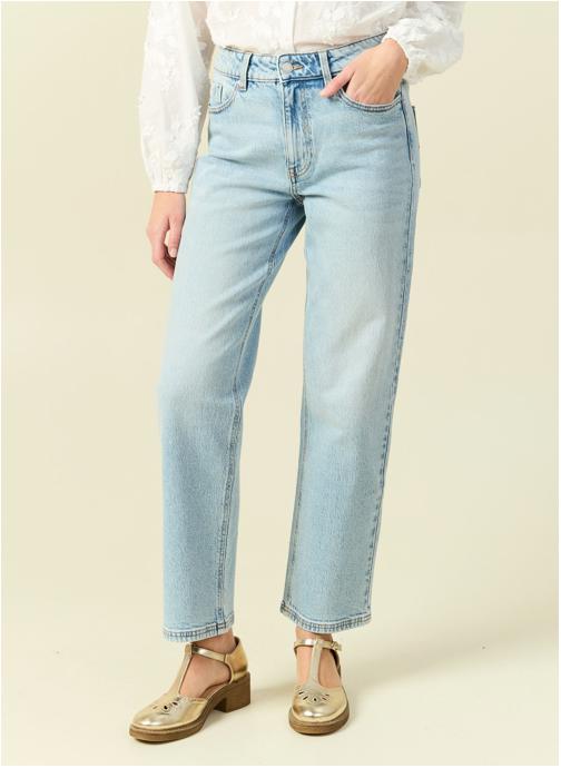 Bonobo Jeans droit LONDON#ANKLE femme bleu