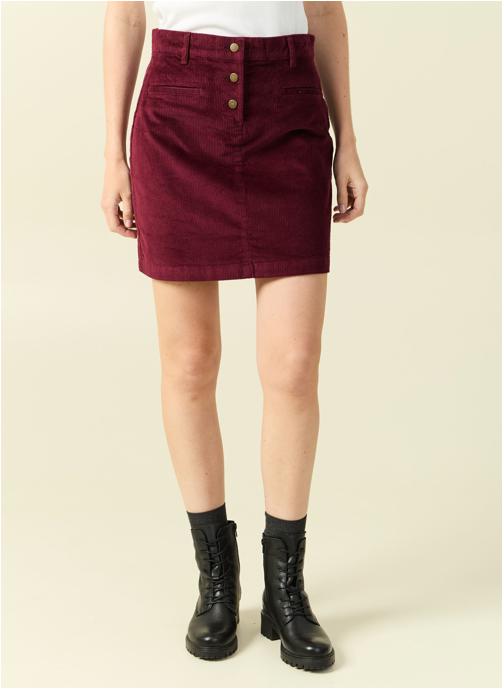 Bonobo Jupes mi-longues VELJUC#F femme bordeaux