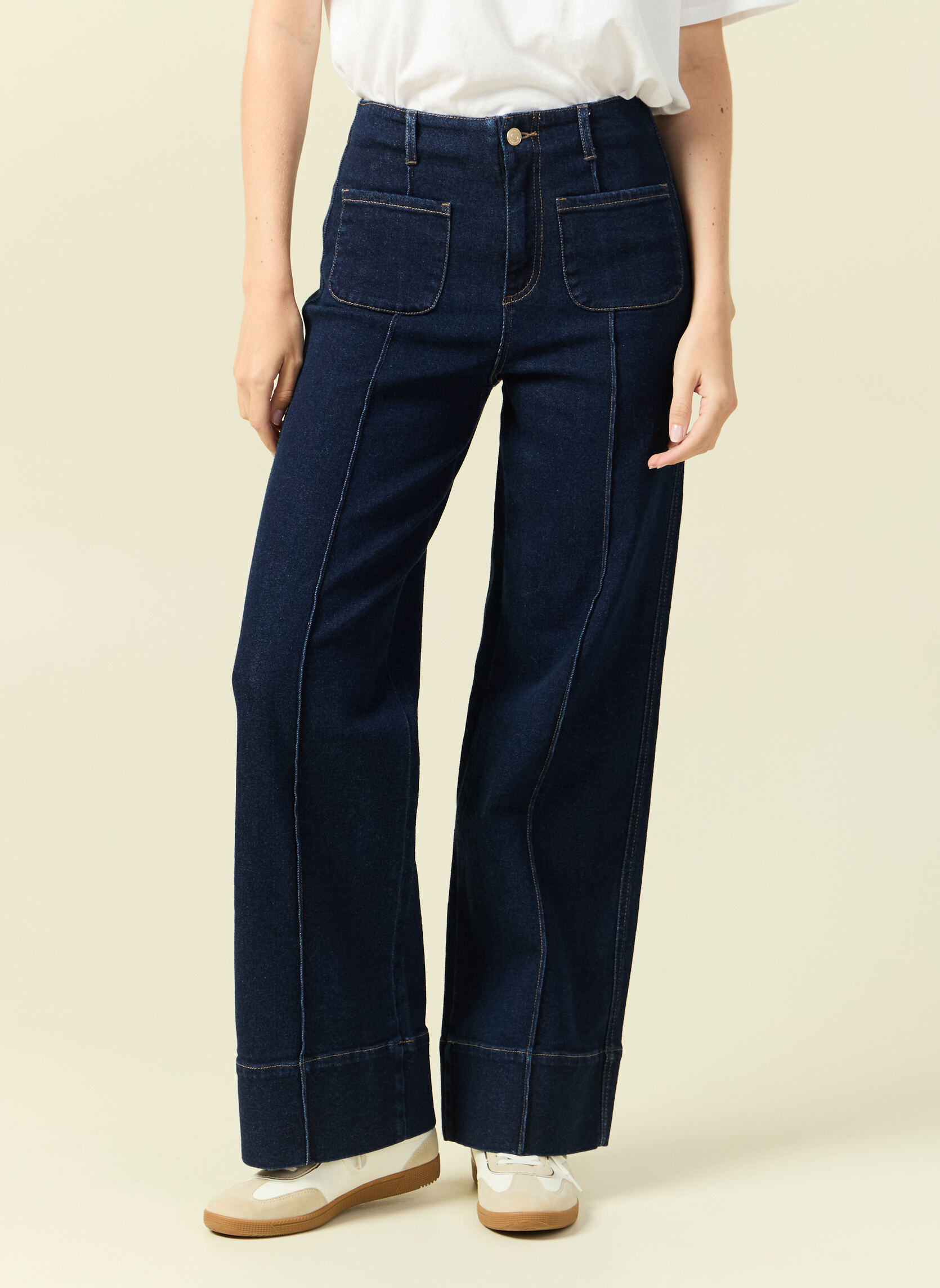 Jeans droit LISBOA#DAILY femme bleu Bonobo Jeans droit LISBOA#DAILY femme bleu Bleu