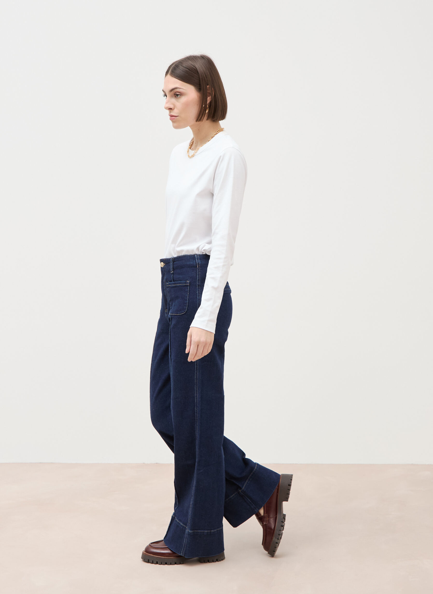 Jeans droit LISBOA#DAILY femme bleu Bonobo Jeans droit LISBOA#DAILY femme bleu Bleu