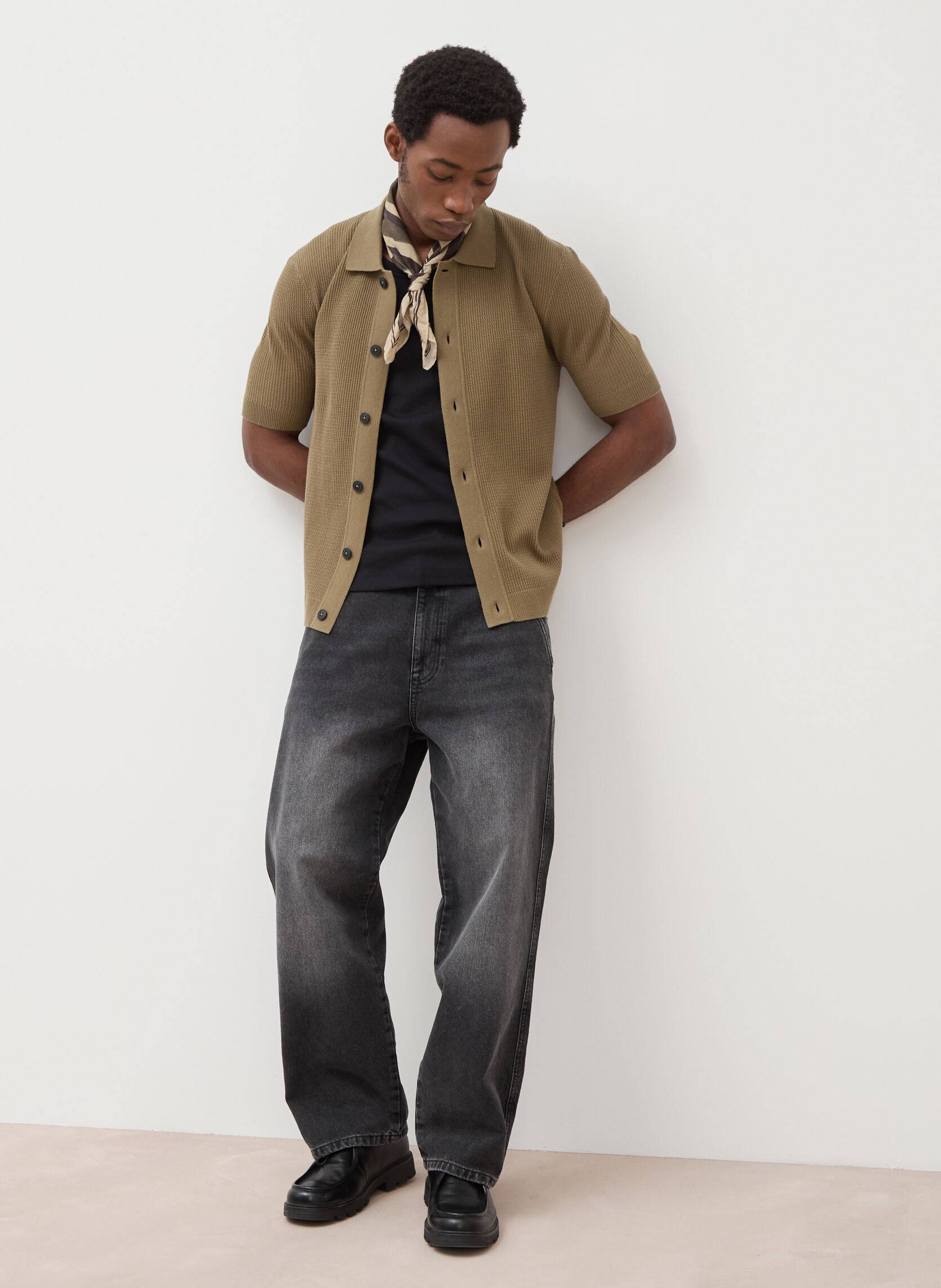 Jeans droit BAGGY-WINT homme noir Bonobo Jeans droit BAGGY-WINT homme noir Noir