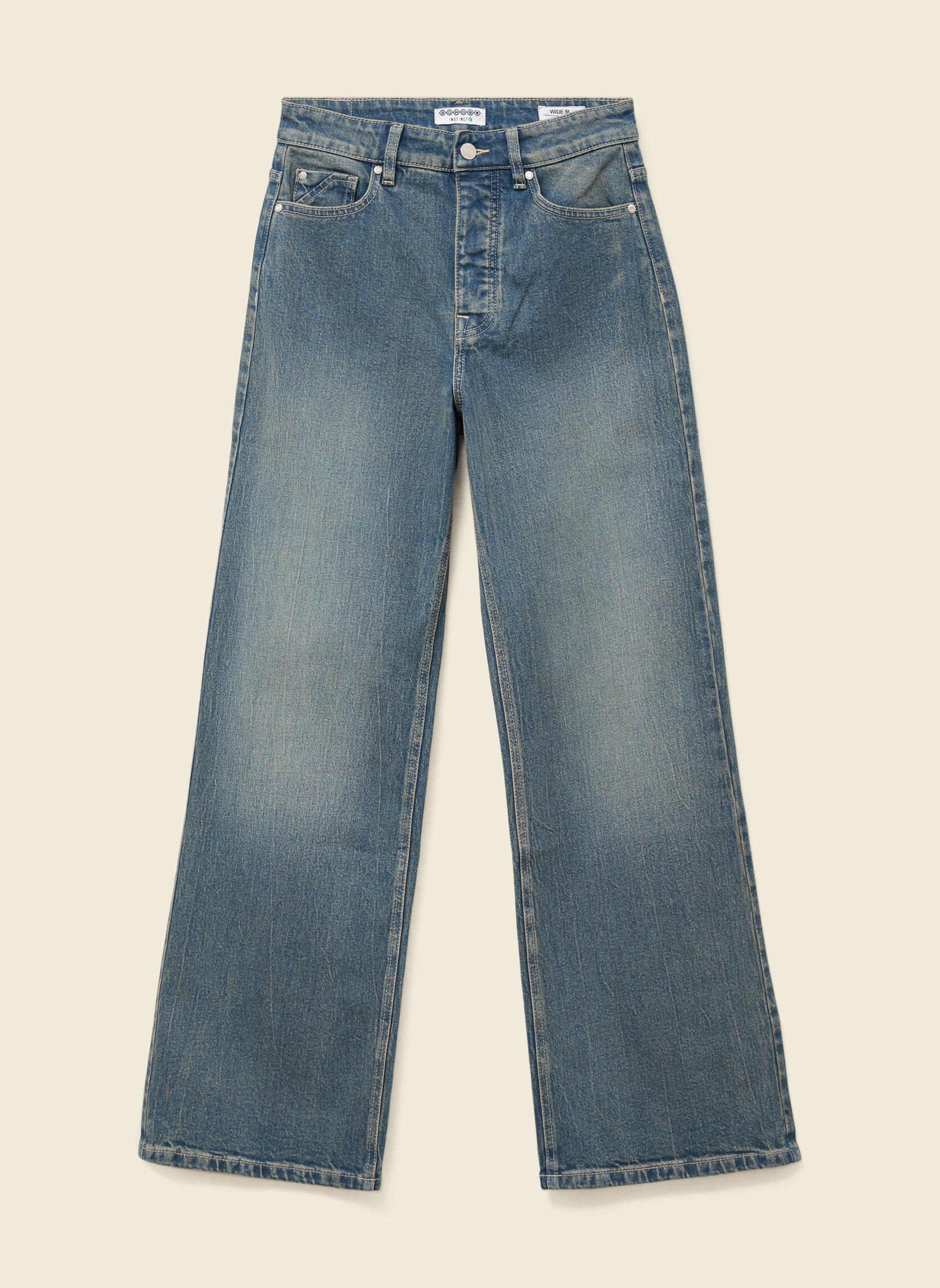 Jeans droit LISBOA#WIDE femme bleu Bonobo Jeans droit LISBOA#WIDE femme bleu Bleu délavé