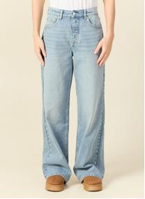 Jeans droit LISBOA#WIDE femme bleu