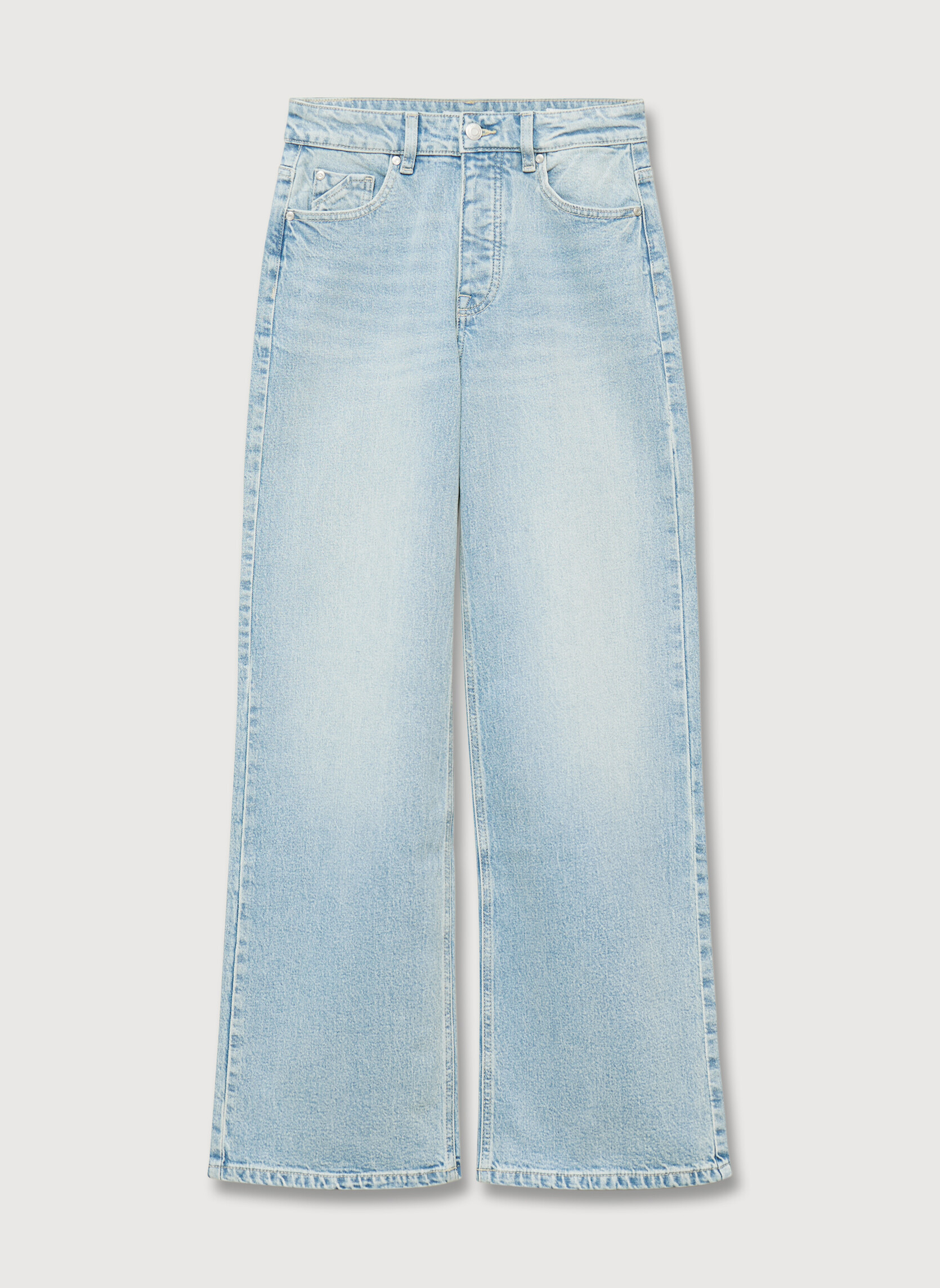 Jeans droit LISBOA#WIDE femme bleu Bonobo Jeans droit LISBOA#WIDE femme bleu Bleu ciel