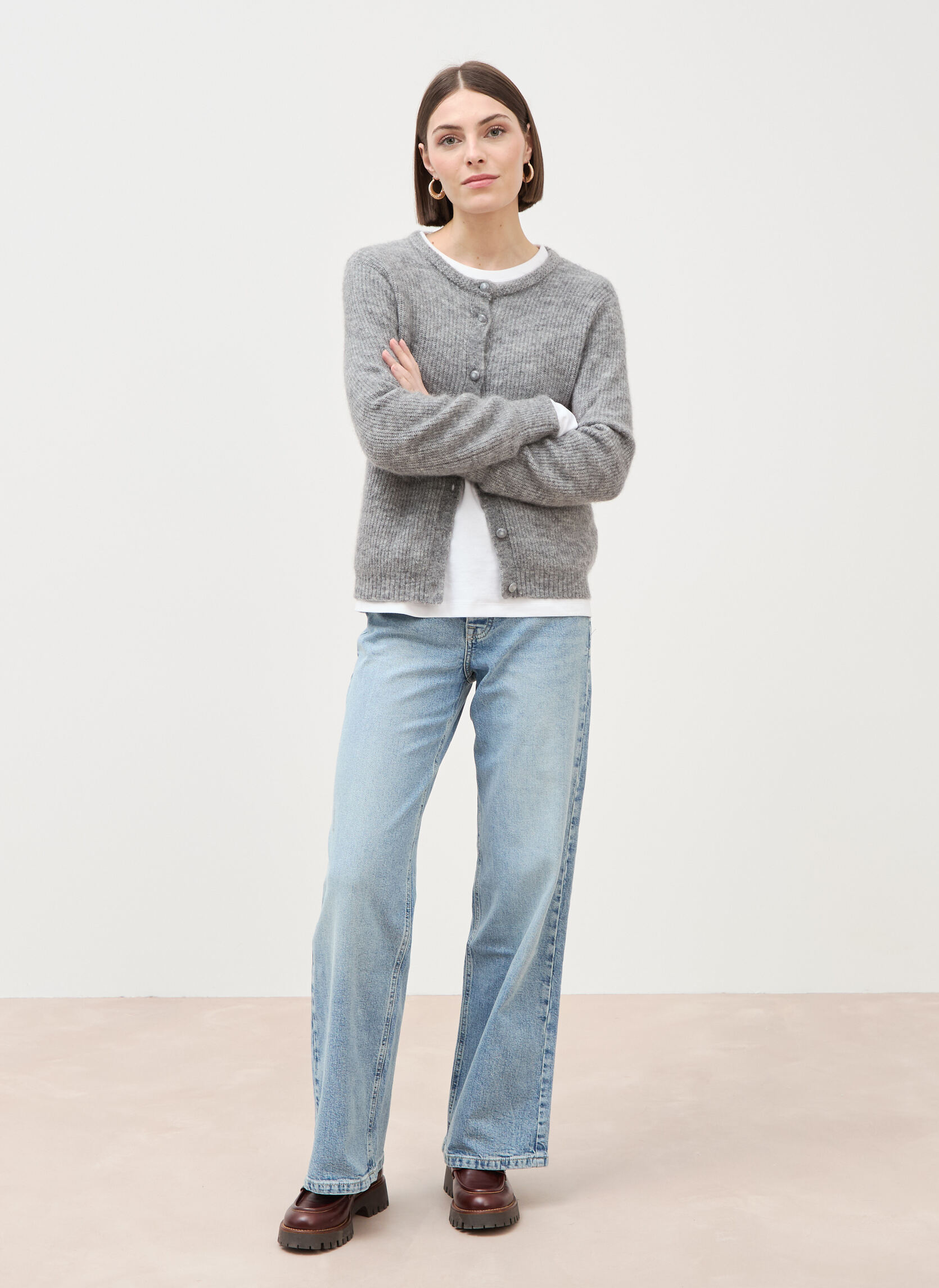 Jeans droit LISBOA#WIDE femme bleu Bonobo Jeans droit LISBOA#WIDE femme bleu Bleu ciel