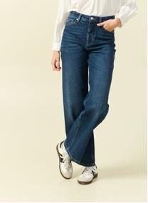 Jeans droit LISBOA#WIDE femme bleu