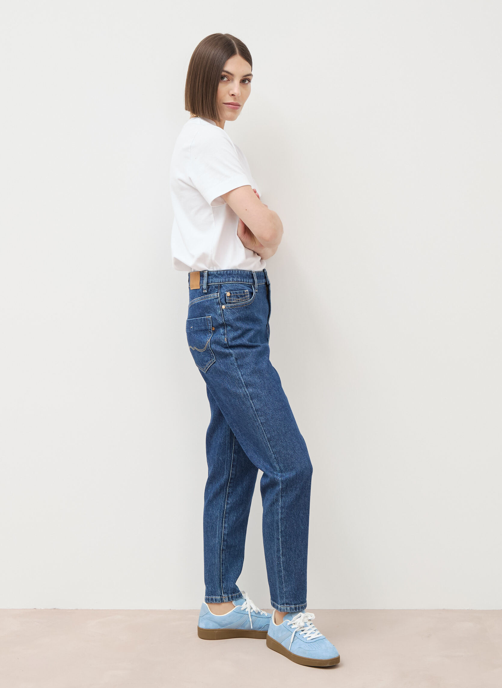Jeans droit MINSK#BASIC femme bleu Bonobo Jeans droit MINSK#BASIC femme bleu Bleu clair