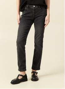 Jeans droit SOFIA-INDIE femme noir Bonobo Jeans droit SOFIA-INDIE femme noir Noir