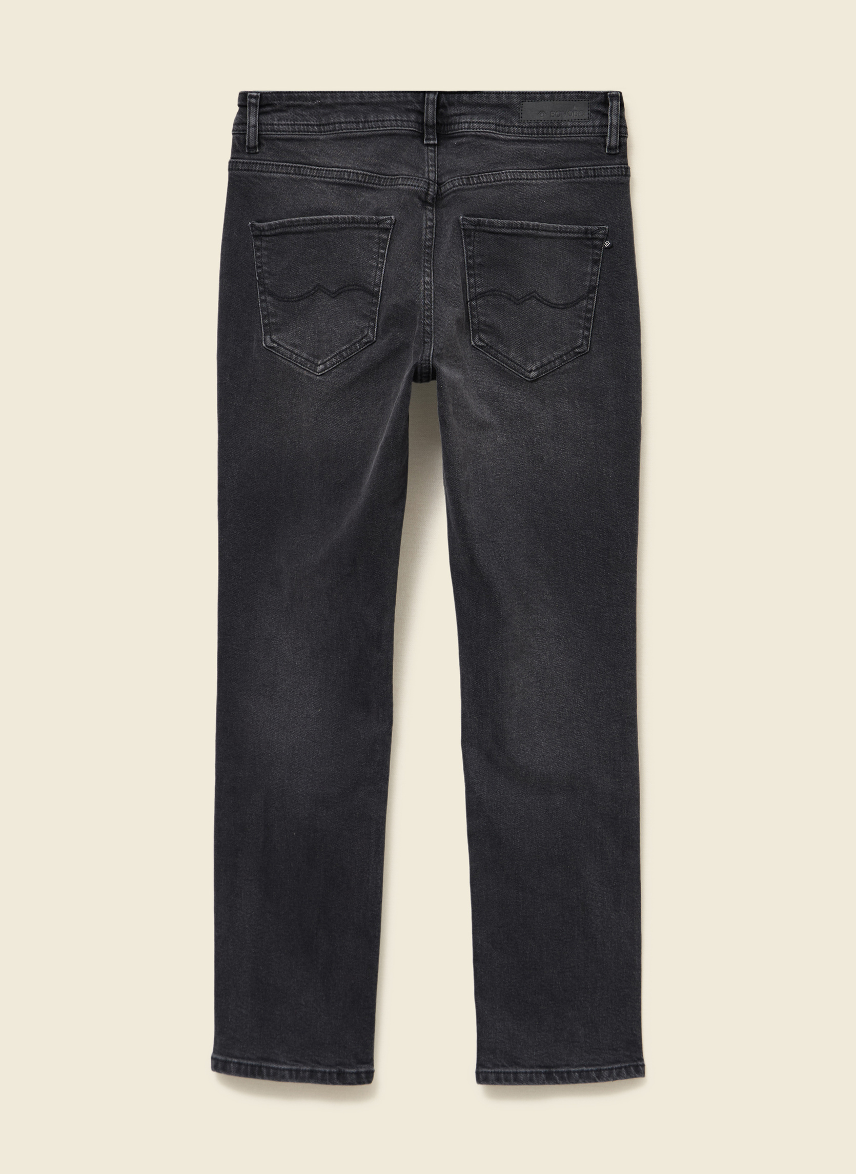 Jeans droit SOFIA-INDIE femme noir Bonobo Jeans droit SOFIA-INDIE femme noir Noir