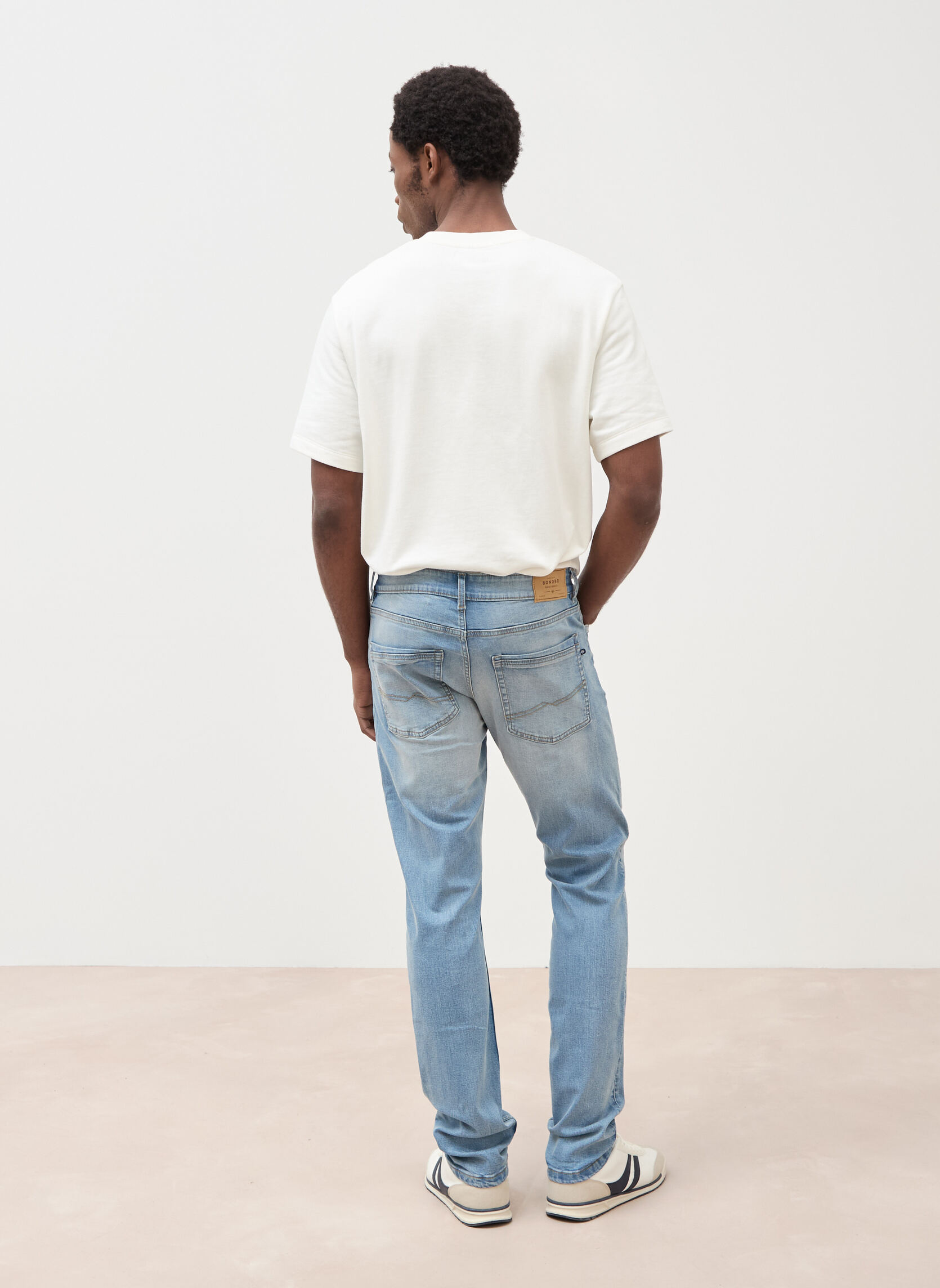 Jeans droit SADAO-RNEW34 homme bleu Bonobo Jeans droit SADAO-RNEW34 homme bleu Bleu