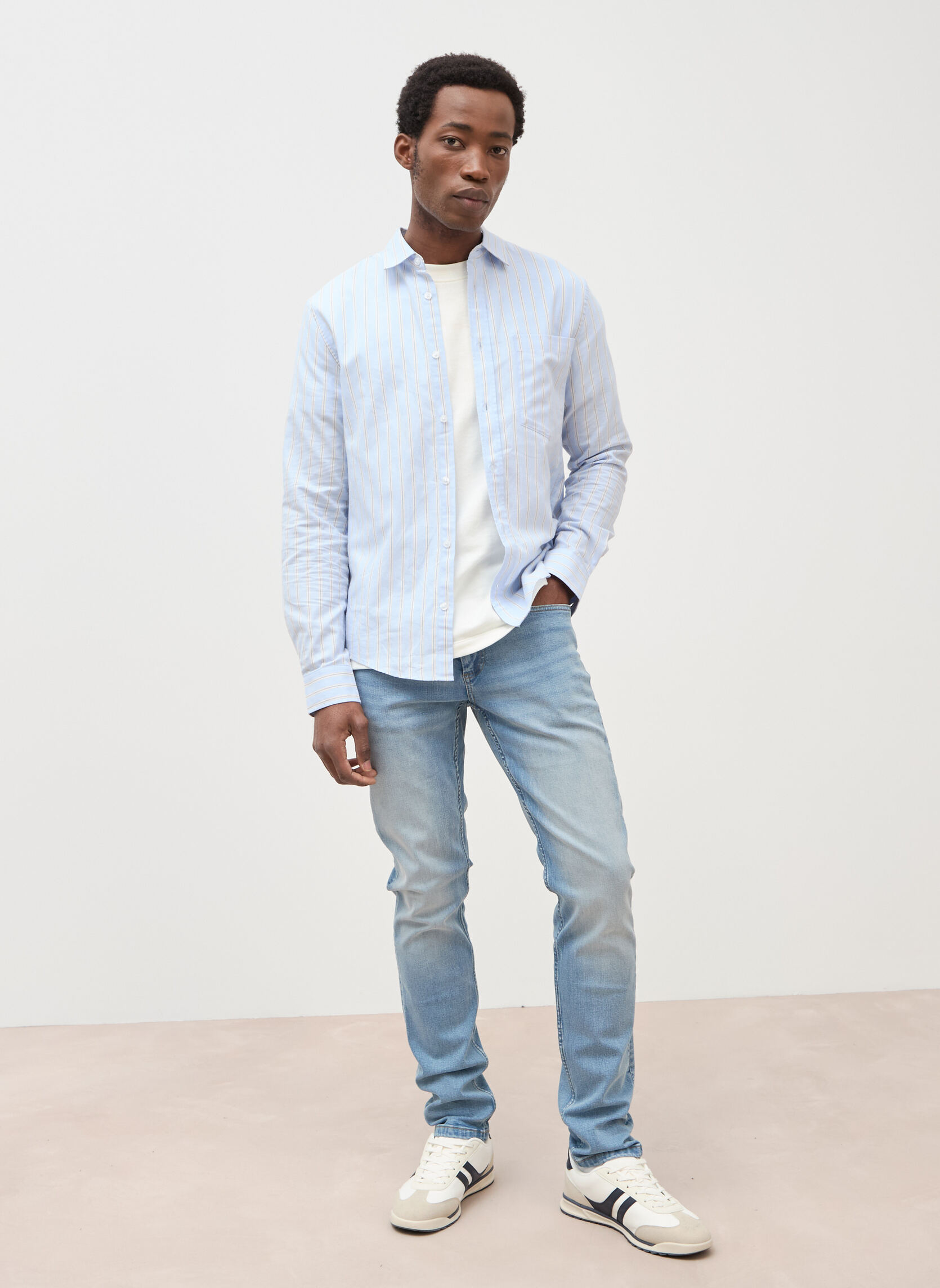 Jeans droit SADAO-RNEW34 homme bleu Bonobo Jeans droit SADAO-RNEW34 homme bleu Bleu