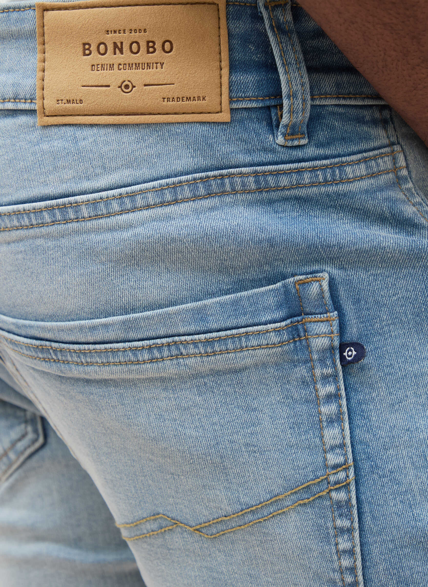 Jeans droit SADAO-RNEW34 homme bleu Bonobo Jeans droit SADAO-RNEW34 homme bleu Bleu