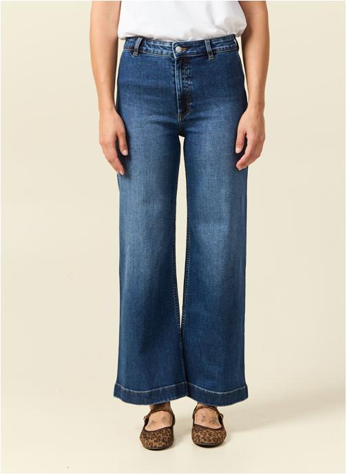 Bonobo Jeans droit LISBOA-FLAT1 femme bleu
