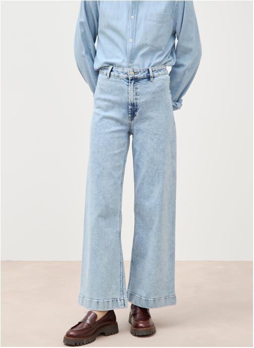 Bonobo Jeans droit LISBOA-FLAT1 femme bleu