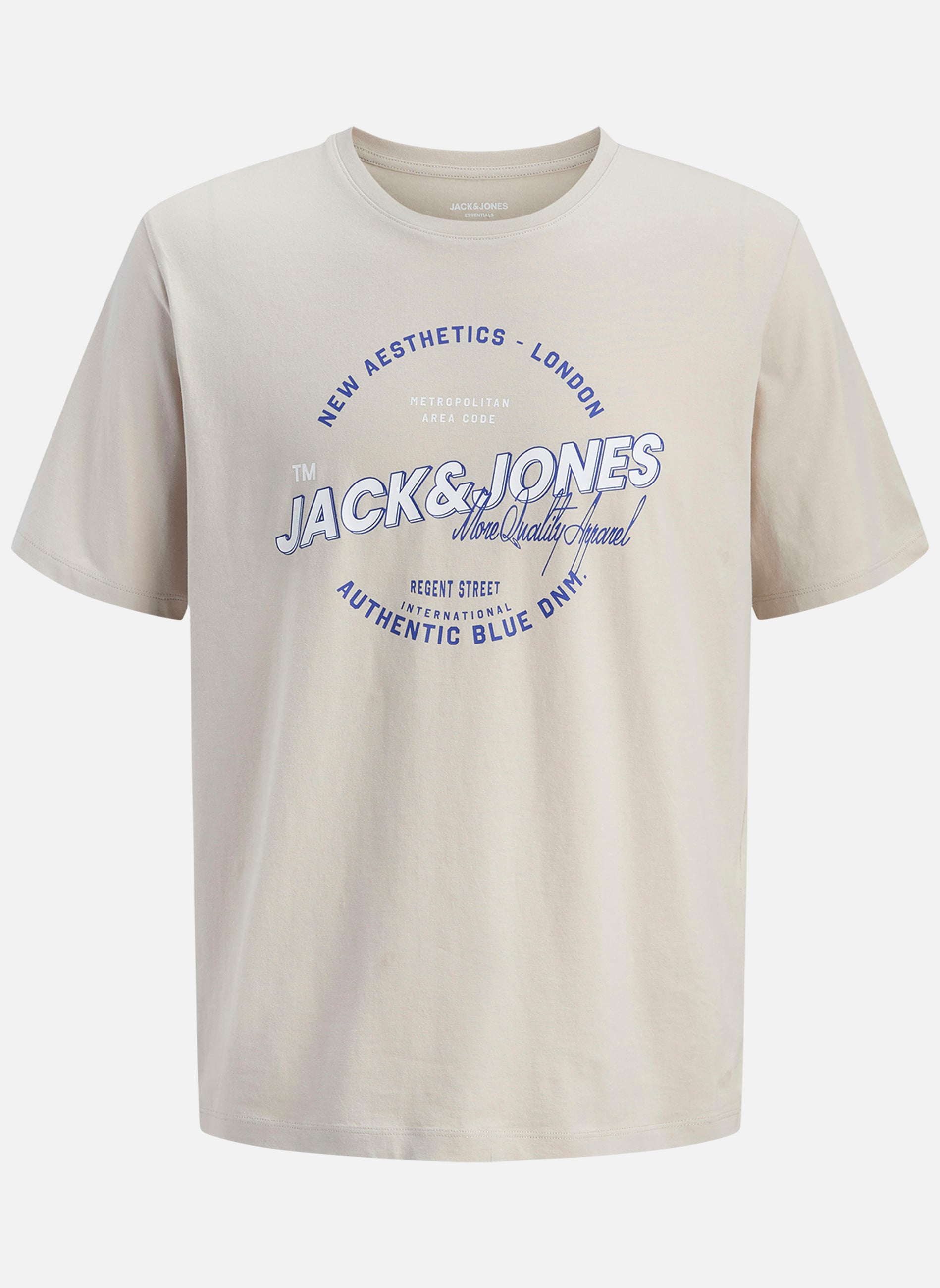 Tee-shirts T-shirt coton biologique - 12289236 garçon blanc Jack & Jones Tee-shirts T-shirt coton biologique - 12289236 garçon blanc Blanc