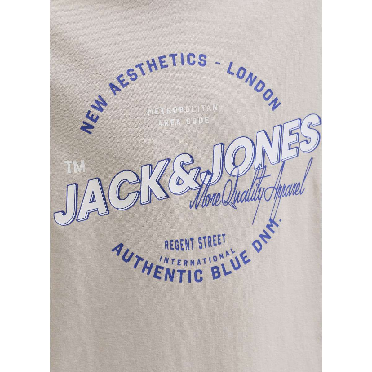 Tee-shirts T-shirt coton biologique - 12289236 garçon blanc Jack & Jones Tee-shirts T-shirt coton biologique - 12289236 garçon blanc Blanc