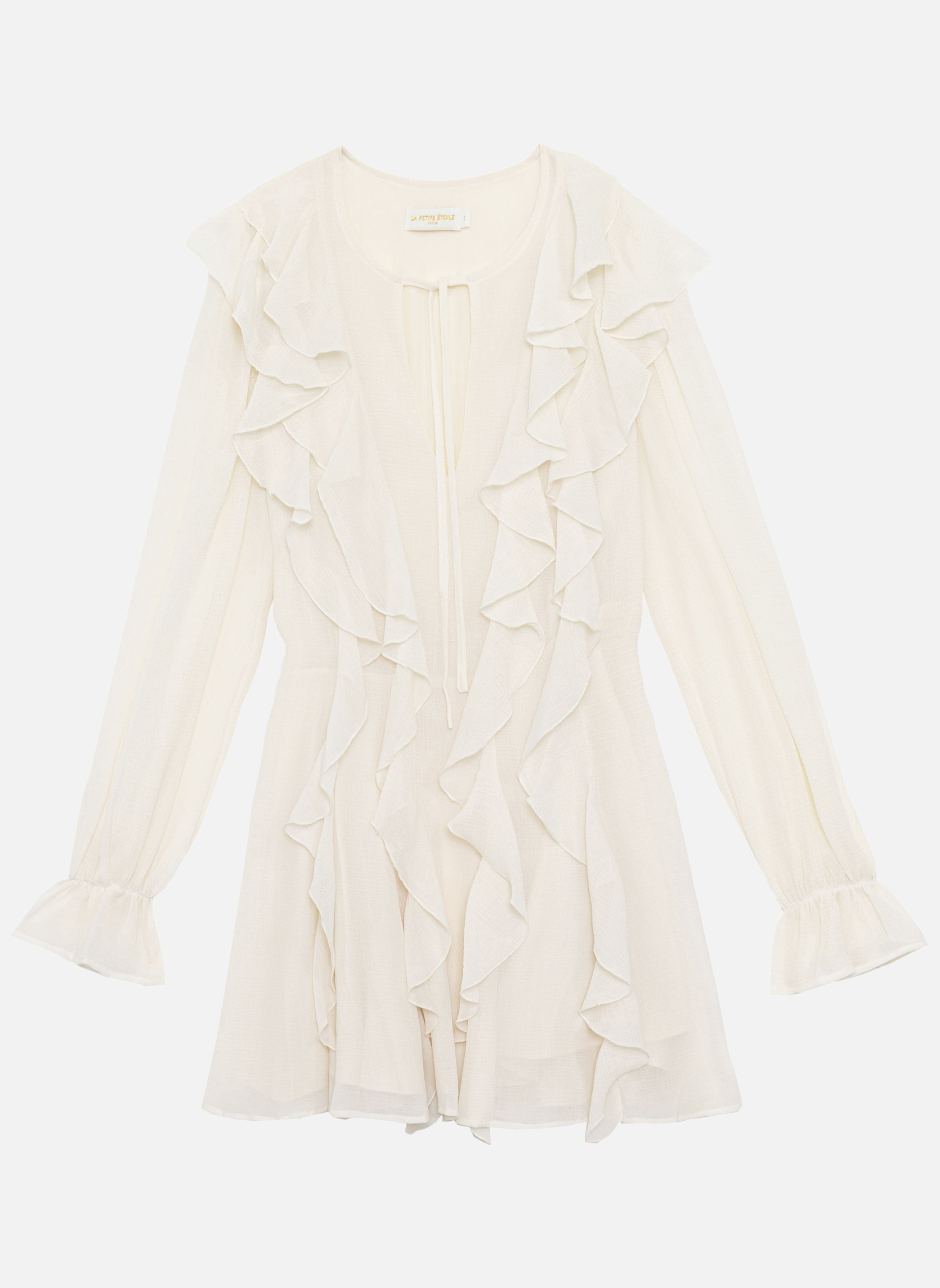 Robes Robe - RUX - 40-rose femme beige La Petite Etoile Robes Robe - RUX - 40-rose femme beige Ecru
