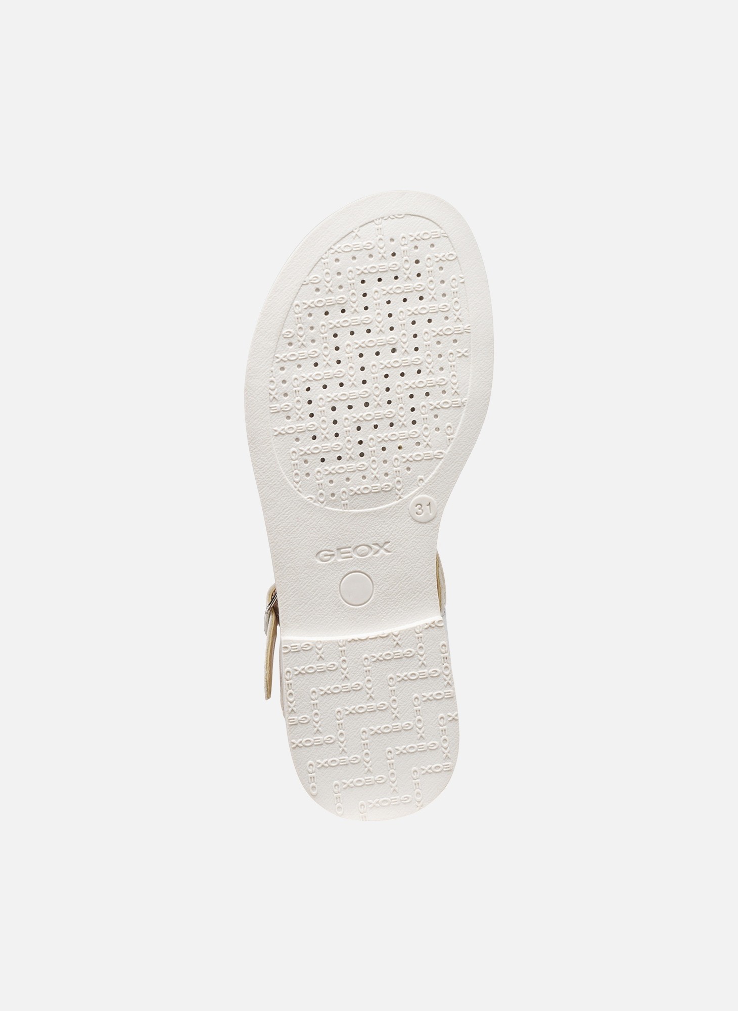 Sandales SANDAL KARLY GIRL fille blanc Geox Sandales SANDAL KARLY GIRL fille blanc Blanc