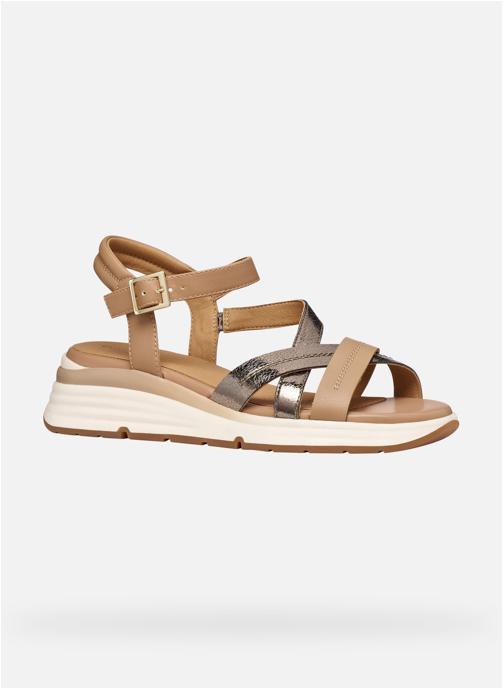 Geox Sandales ELOWYNNE WOMAN femme beige
