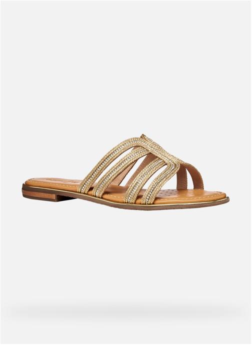 Geox Sandales SOZY PLUS WOMAN femme or et bronze