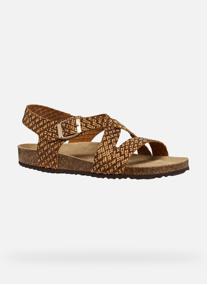 Sandales BRIONIA WOMAN femme or et bronze Geox Sandales BRIONIA WOMAN femme or et bronze Or