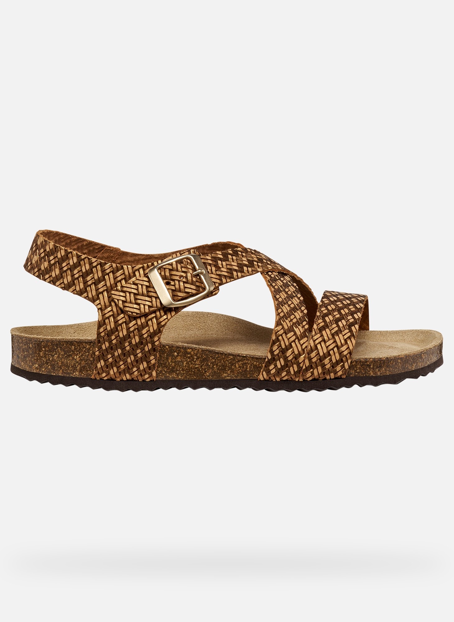Sandales BRIONIA WOMAN femme or et bronze Geox Sandales BRIONIA WOMAN femme or et bronze Or