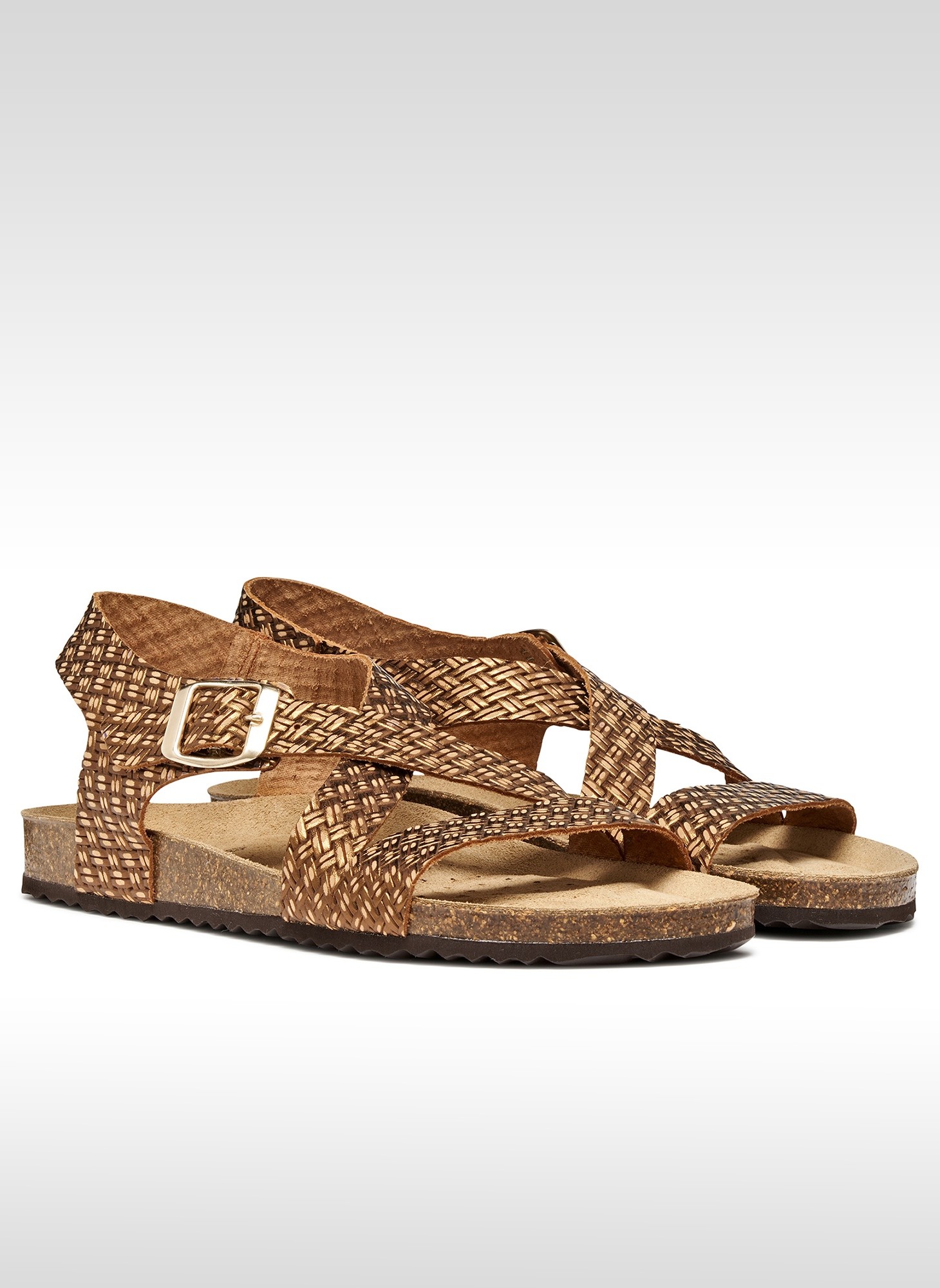 Sandales BRIONIA WOMAN femme or et bronze Geox Sandales BRIONIA WOMAN femme or et bronze Or