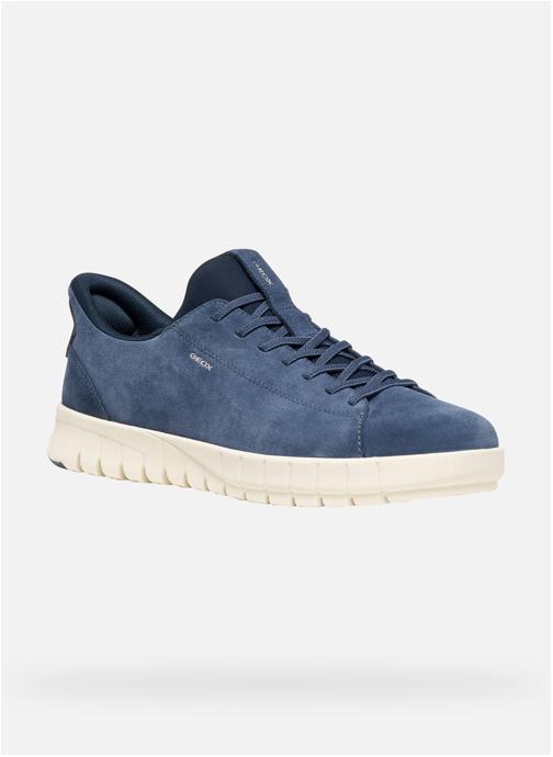 Geox Baskets basses FLEXTRIDE PLUS MAN homme bleu