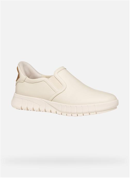 Geox Baskets basses D FLEXTRIDE PLUS femme beige