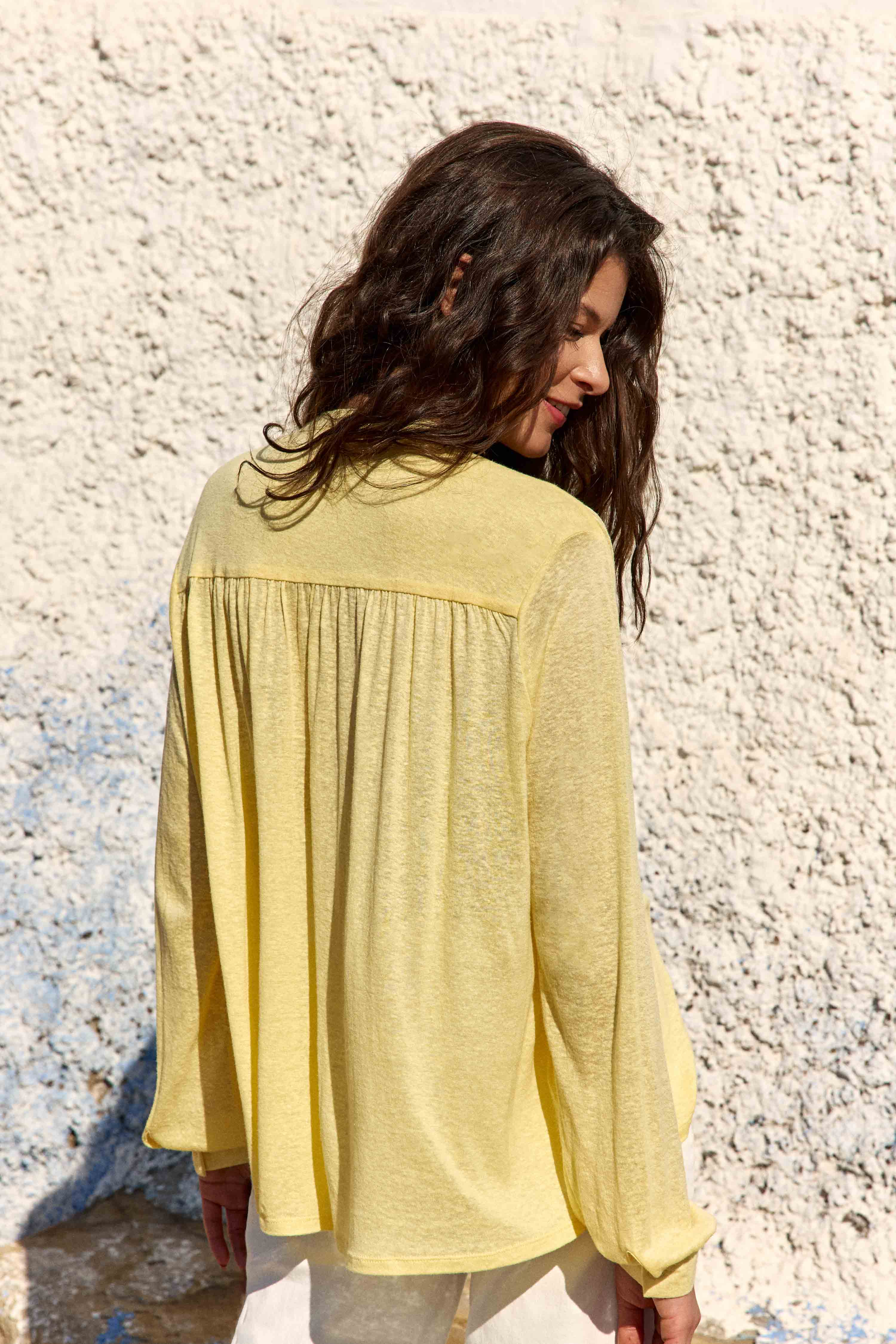 Blouses Blouse - BRADLEY - 25-marine femme jaune La Petite Etoile Blouses Blouse - BRADLEY - 25-marine femme jaune Jaune