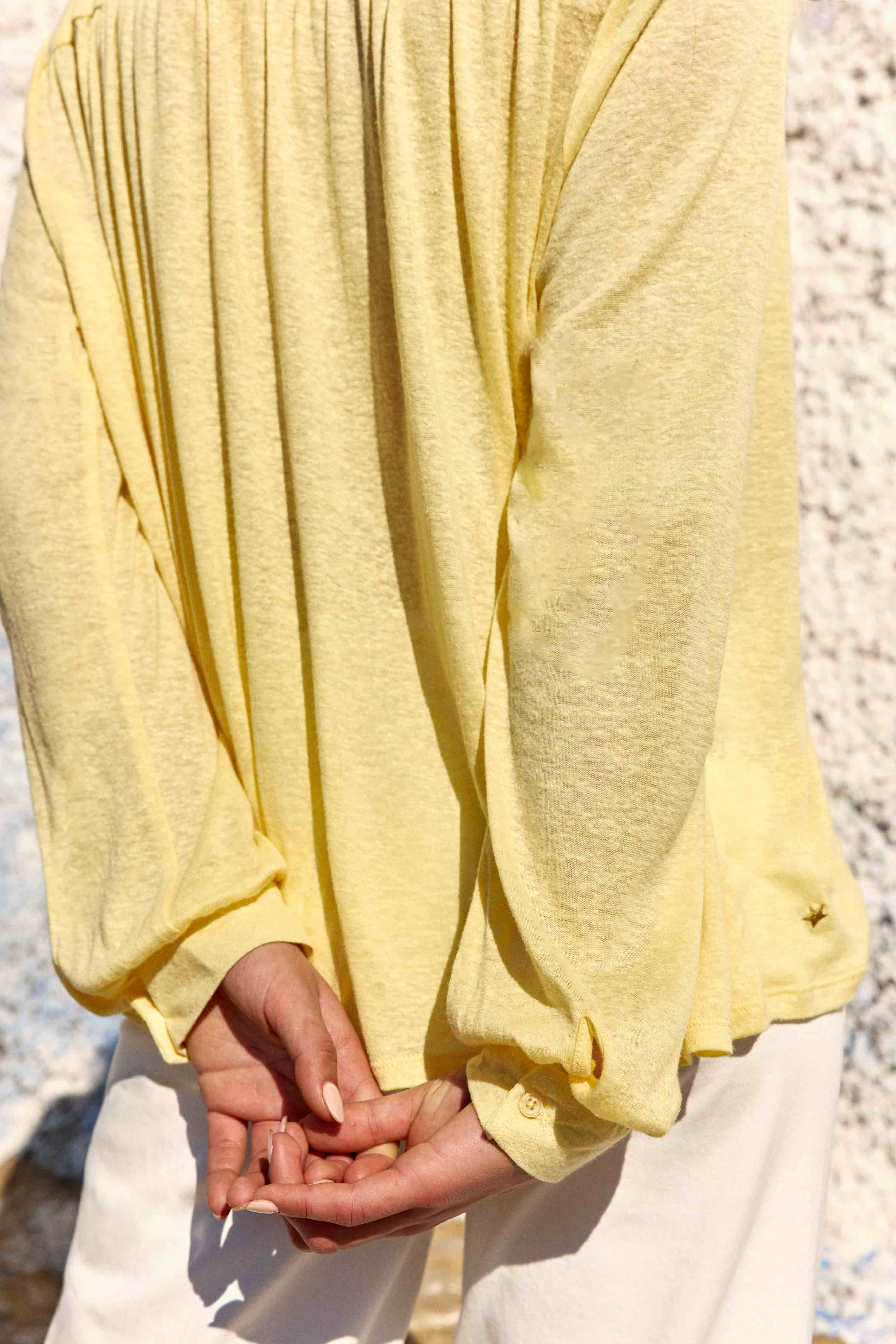 Blouses Blouse - BRADLEY - 25-marine femme jaune La Petite Etoile Blouses Blouse - BRADLEY - 25-marine femme jaune Jaune