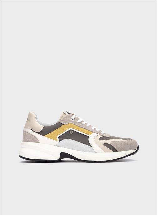 Martinelli Baskets basses Baskets cuir NOMENTANA femme argent