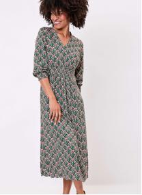 Robes Robe midi imprimée fluide YARA femme vert La Fiancée Robes Robe midi imprimée fluide YARA femme vert Vert foncé