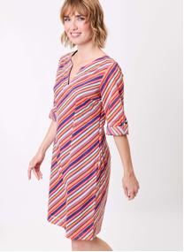 Robes Robe courte imprimée voile de coton bio CAMILA femme rose