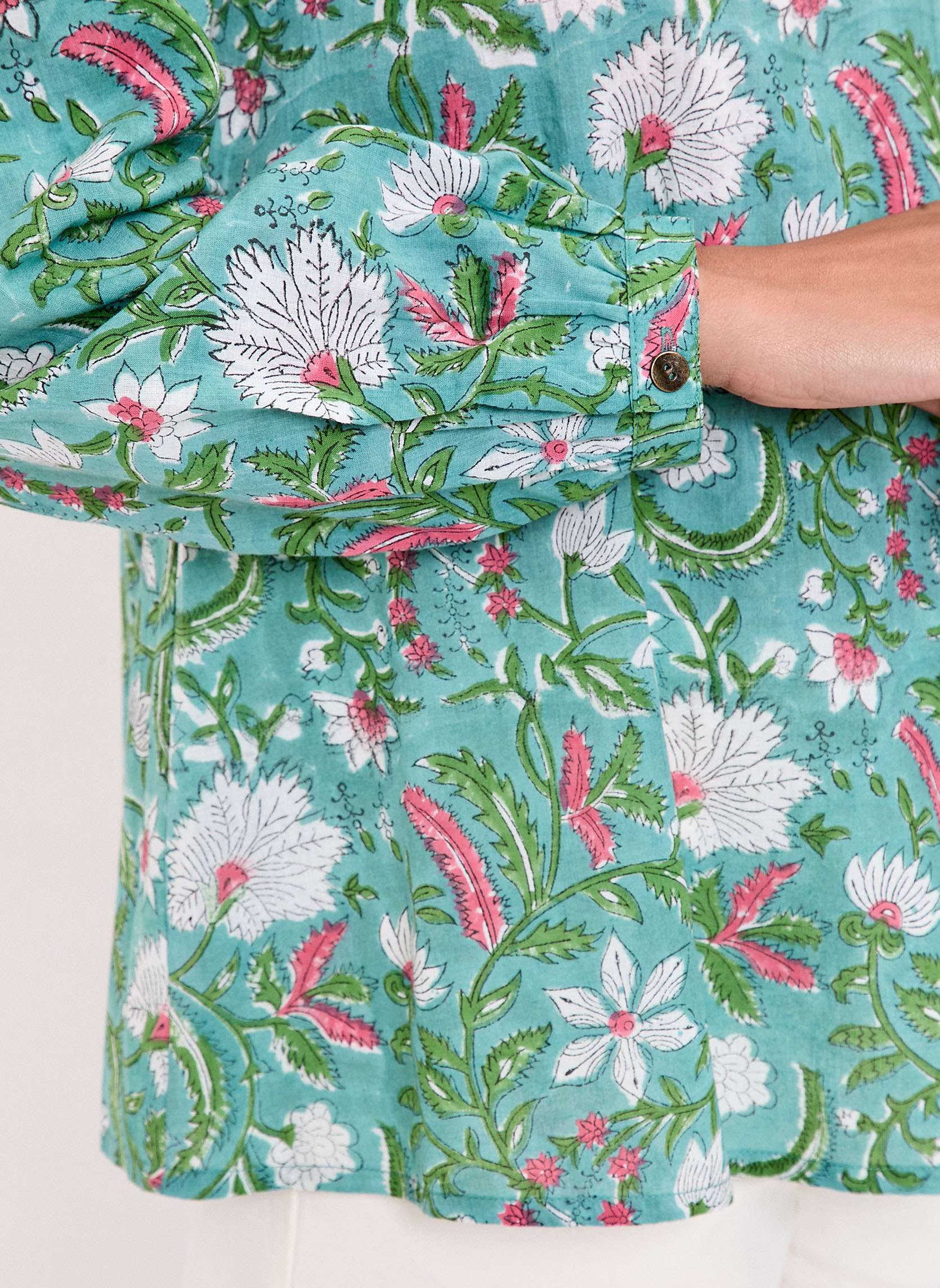 Blouses Blouse coton imprimée ample OCO femme vert La Fiancée Blouses Blouse coton imprimée ample OCO femme vert Vert clair