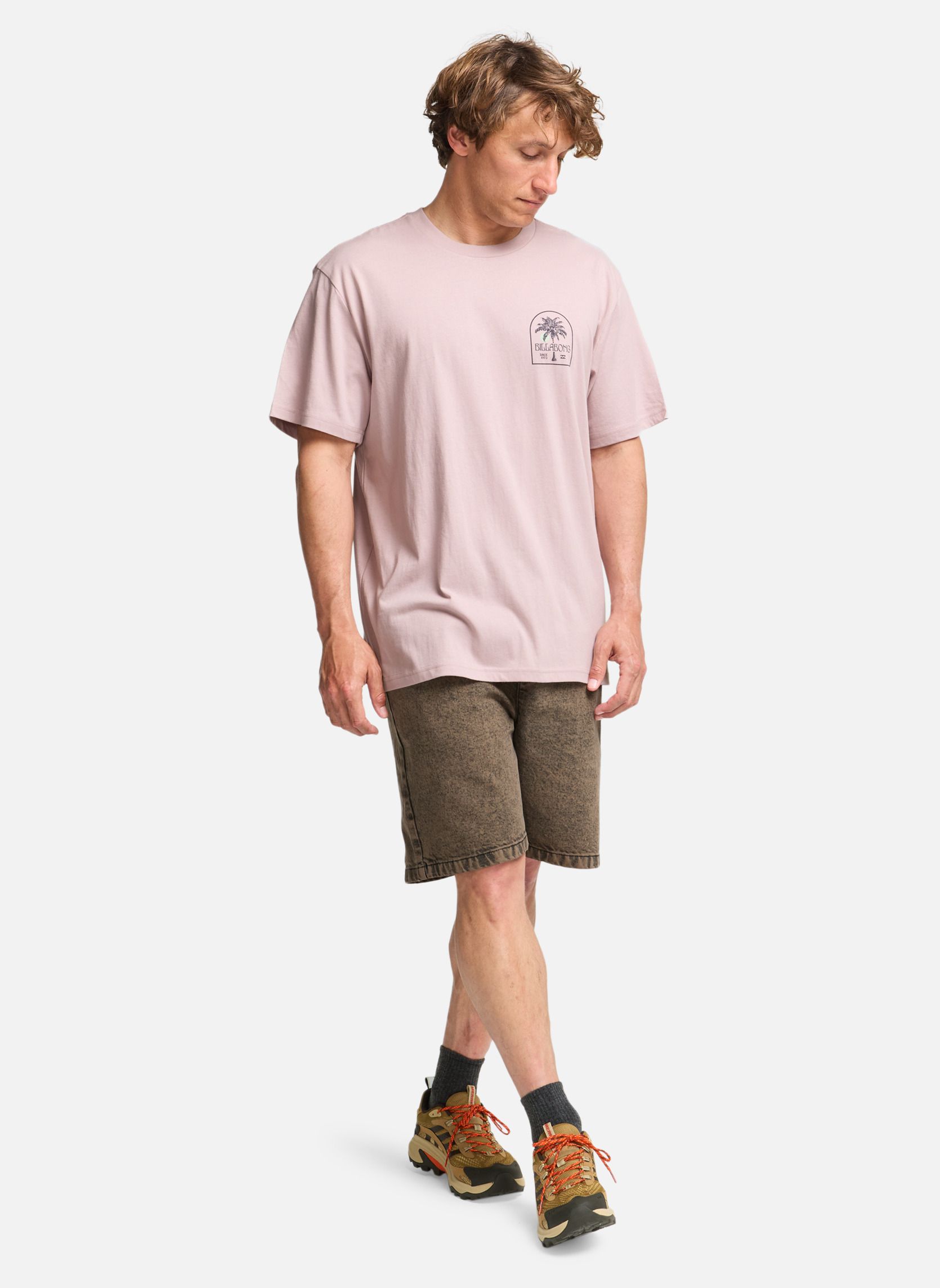 Tee-shirts Portal Premium homme violet Billabong Tee-shirts Portal Premium homme violet Violet clair