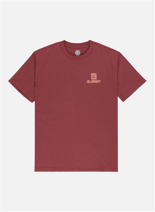Element Tee-shirts Inner Workings homme bordeaux