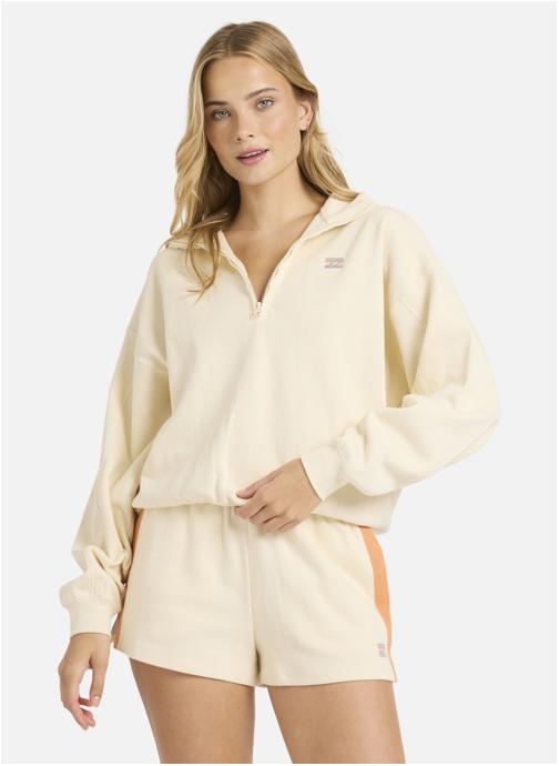 Billabong Sweats à capuche Classic Feels femme beige