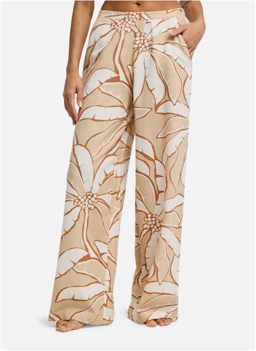 Billabong Pantalons droit Tropic Breeze femme beige