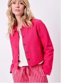 Vestes Veste unie courte en coton bio BLASI femme rose La Fiancée Vestes Veste unie courte en coton bio BLASI femme rose Rose foncé
