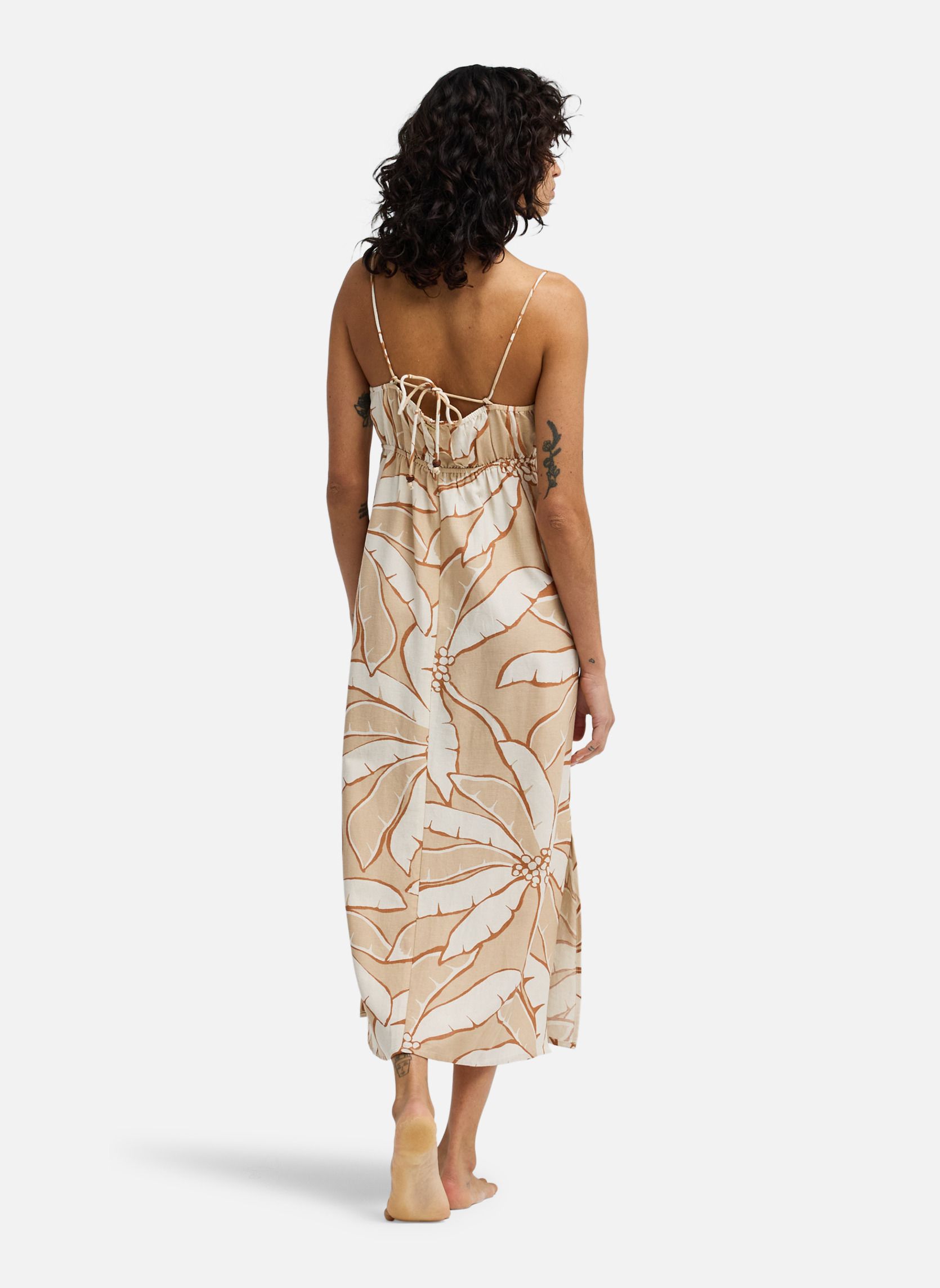 Robes Tropic Breeze Maxi femme beige Billabong Robes Tropic Breeze Maxi femme beige Beige