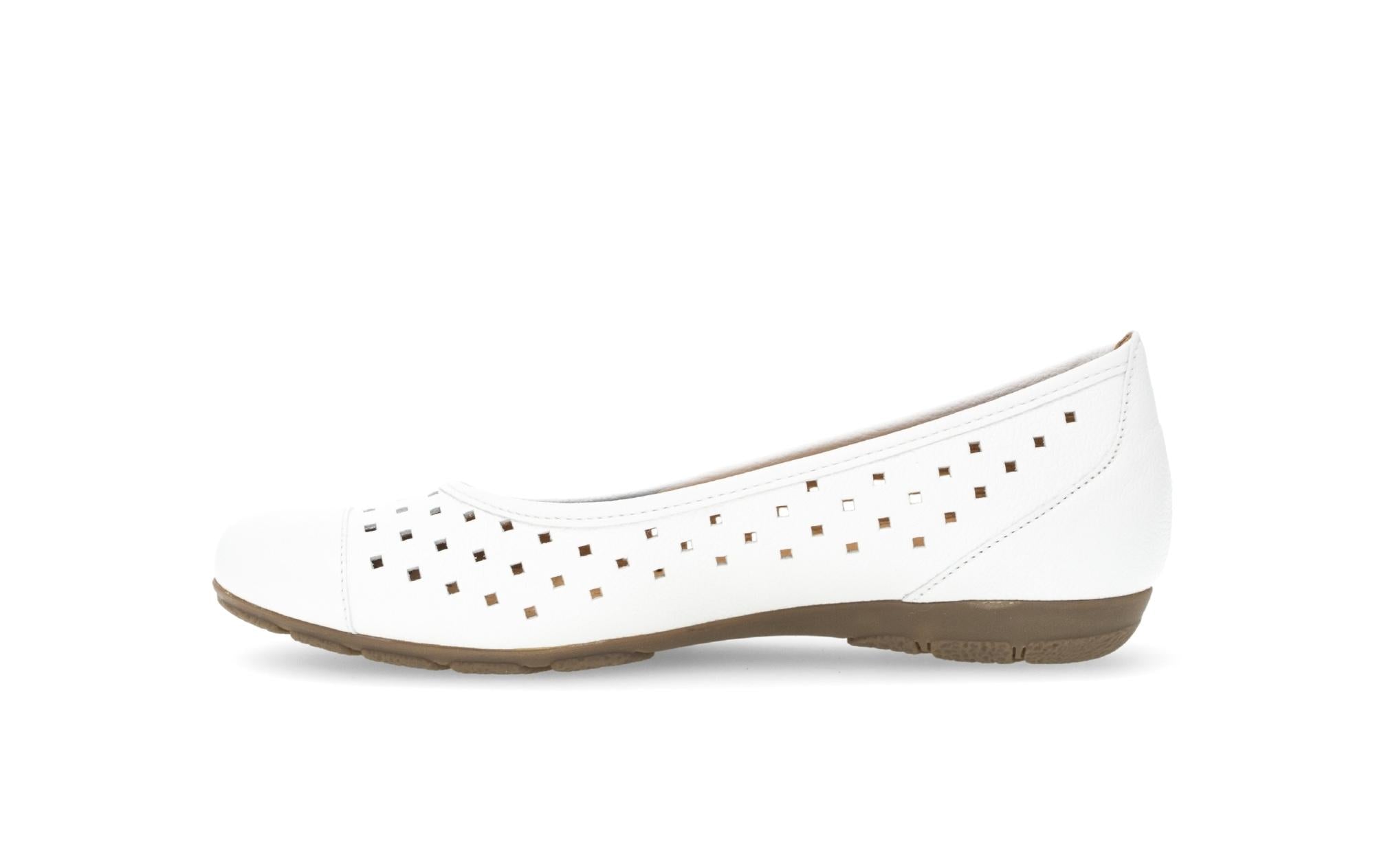 Ballerines classiques 84.169 femme blanc Gabor Ballerines classiques 84.169 femme blanc Blanc