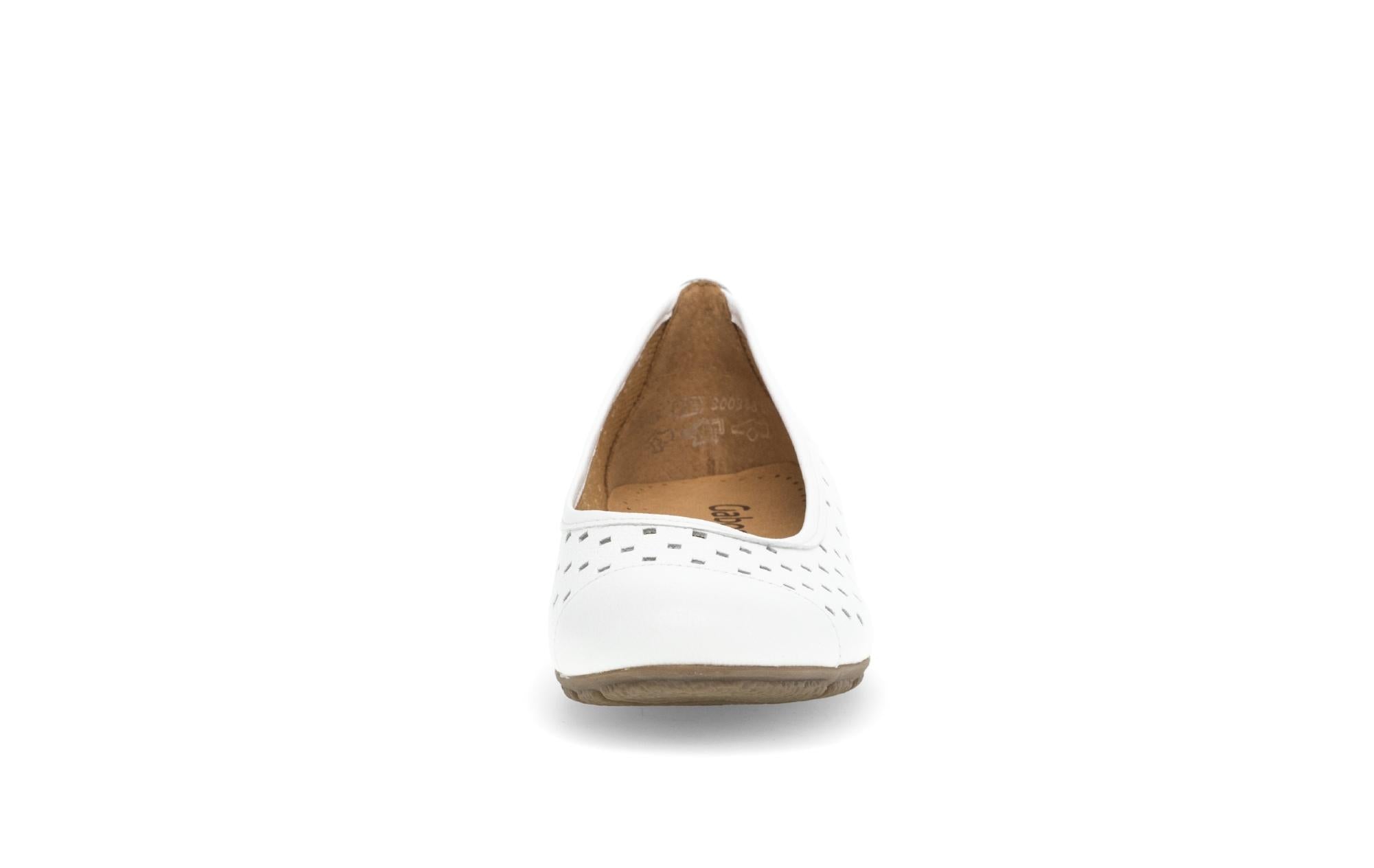 Ballerines classiques 84.169 femme blanc Gabor Ballerines classiques 84.169 femme blanc Blanc