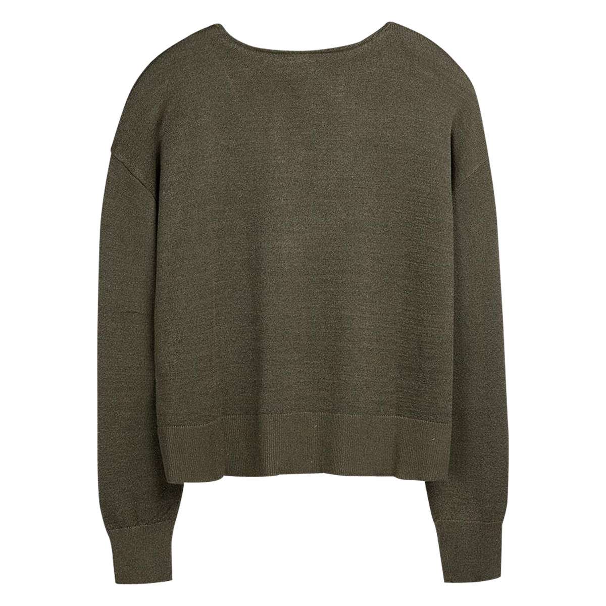 Pulls Pull col v ajusté - 31517357D femme vert Teddy Smith Pulls Pull col v ajusté - 31517357D femme vert Vert